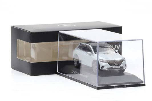 1:43 Spark Mercedes-Benz EQE SUV X294 Hightechsilber 2023 Dealer Acrylbox