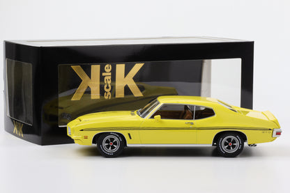 1:18 Pontiac LeMans GTO 1972 gelb KK Scale diecast