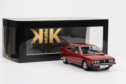 1:18 KK-Scale Volkswagen VW Scirocco TS Sportcoupe MK1 1976 dunkelrot