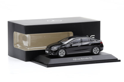 1:43 Herpa Mercedes-Benz EQ EQE V295 obsidianschwarz 2022 Dealer B669601107