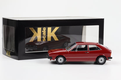1:18 KK-Scale Volkswagen VW Scirocco TS Sportcoupe MK1 1976 dunkelrot