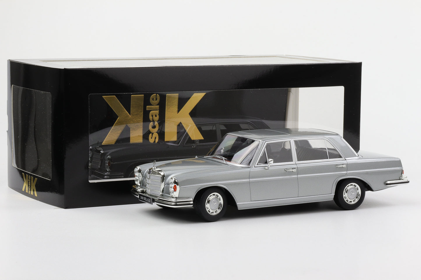 1:18 Mercedes-Benz 300 SEL 6.3 W109 1967-1972 silber KK-Scale diecast