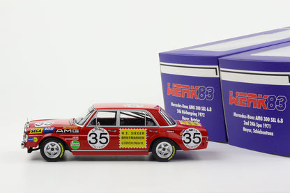1:18 Werk83 Mercedes-Benz AMG 300 SEL 6.8 Set Rote Sau #1 #35 Spa Nürburgring