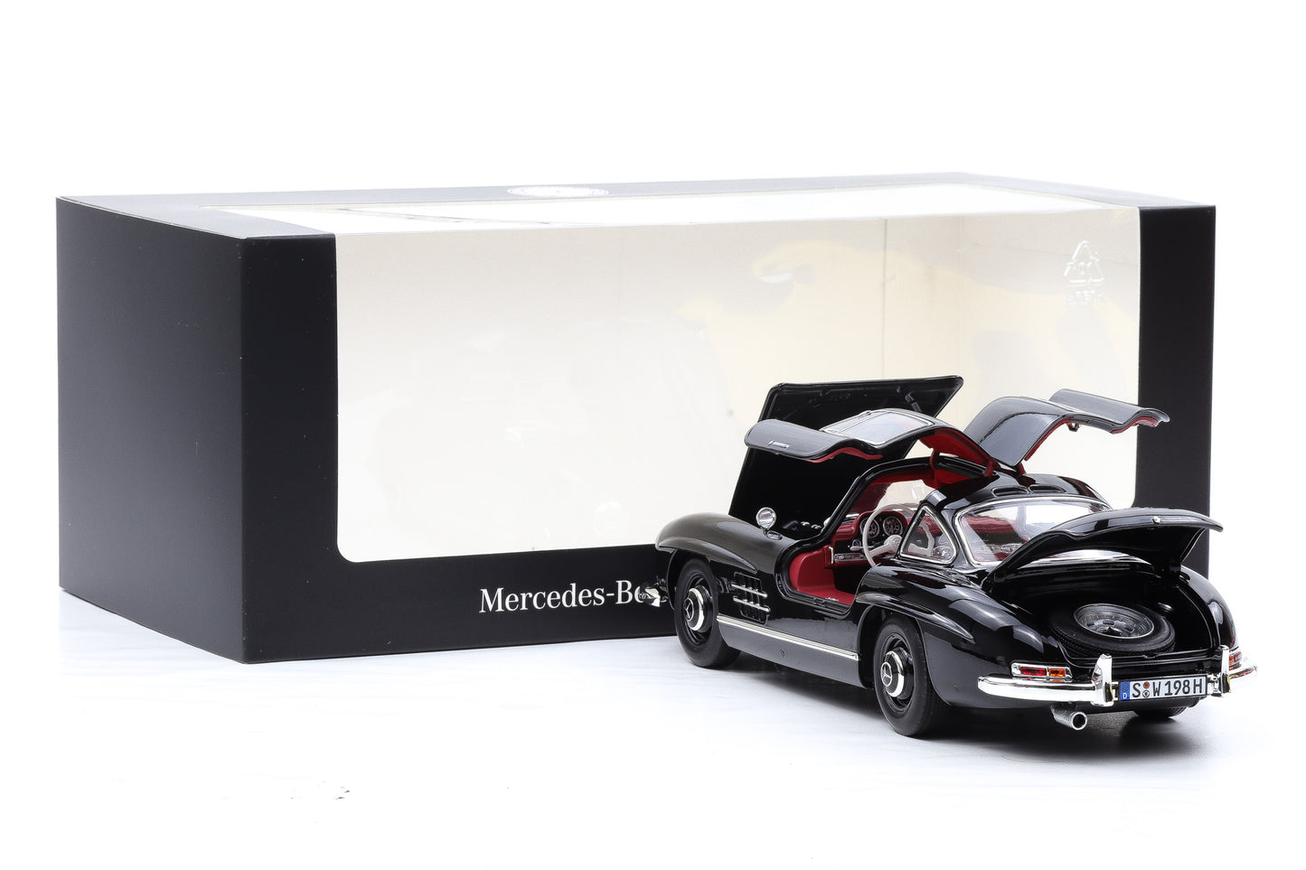 1:18 Norev Mercedes-Benz 300 SL W198 1954/-57 schwarz uni Dealer B66040722