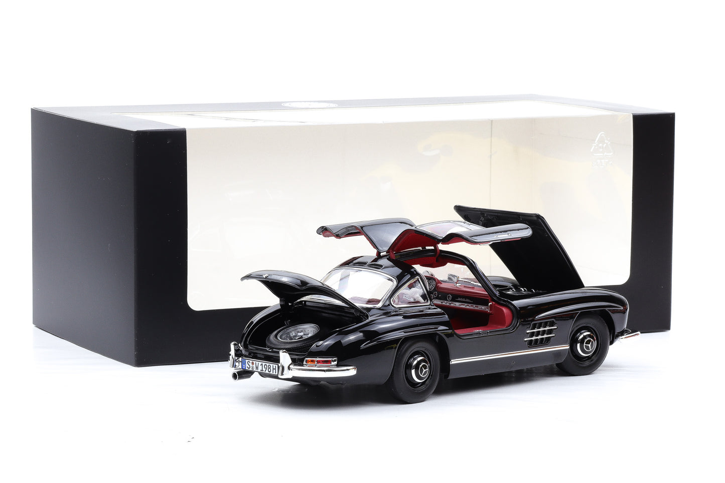 1:18 Norev Mercedes-Benz 300 SL W198 1954/-57 schwarz uni Dealer B66040722