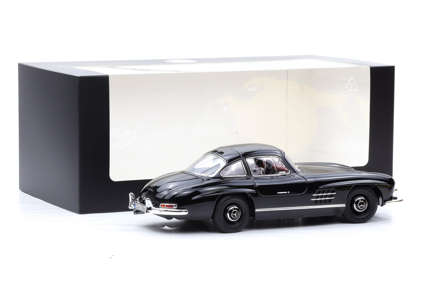 1:18 Norev Mercedes-Benz 300 SL W198 1954/-57 schwarz uni Dealer B66040722