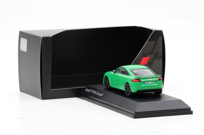 1:43 iScale Audi TT RS 8S 2.5 TFSI Coupe 2017 grün Dealer 501.16.104.32