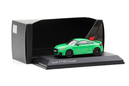 1:43 iScale Audi TT RS 8S 2.5 TFSI Coupe 2017 grün Dealer 501.16.104.32
