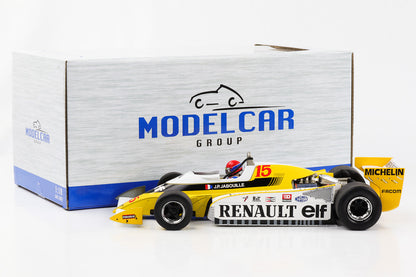 1:18 Renault RS10 nº 15 J.-P. Jabouille Ganador GP de Francia Fórmula F1 1979 MCG