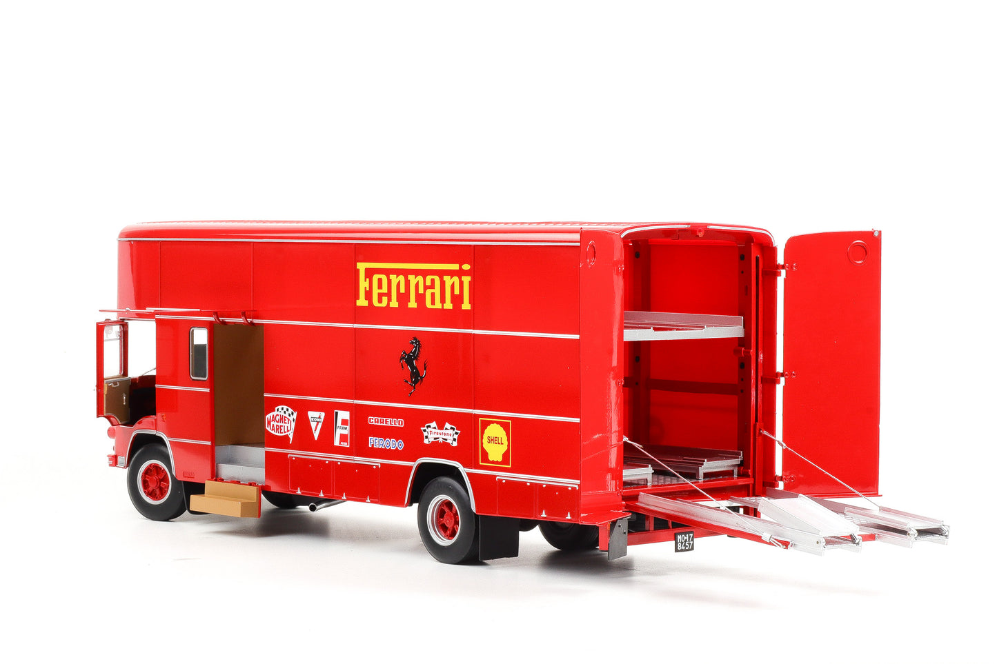 1:18 OM Fiat 150 Rolfo F1 Scuderia Ferrari 70er Jahre Renntransporter Formel 1 Werk83