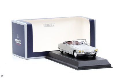 1:43 Norev Citroen DS 19 Cabriolet pearl grey 1965 Dach abnehmbar 157084