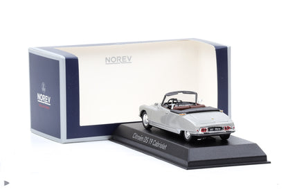 1:43 Norev Citroen DS 19 Cabriolet pearl grey 1965 Dach abnehmbar 157084