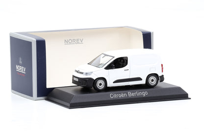 1:43 Norev Citroen Berlingo Van Kasten white 2018 155770