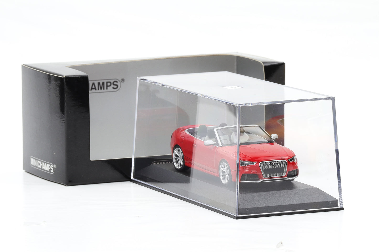 1:43 Minichamps Audi RS5 Cabrio Cabriolet 2012 rot