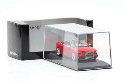1:43 Minichamps Audi RS5 Cabrio Cabriolet 2012 rot