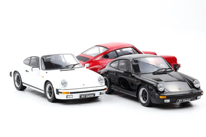 1:18 Porsche 911 Carrera Coupe 1983 weiss schwarz rot Farbe wählen KK Scale