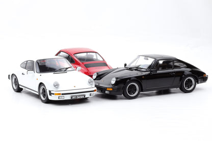 1:18 Porsche 911 Carrera Coupe 1983 weiss schwarz rot Farbe wählen KK Scale