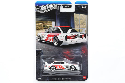 1:64 Hot Wheels Silver Series Racing Course Audi 90 R8 E-Tron RS5 Sport Quattro