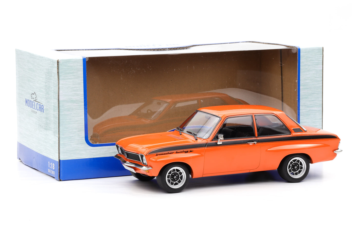 1:18 Opel Ascona A 1973 orange schwarz Irmscher Breitbau MCG