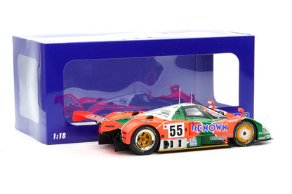 1:18 WERK83 Mazda 787B Winner 24h Le Mans 1991 Weidler Herbert Gachot + Vitrine