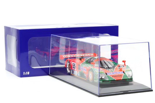 1:18 WERK83 Mazda 787B Winner 24h Le Mans 1991 Weidler Herbert Gachot + Vitrine