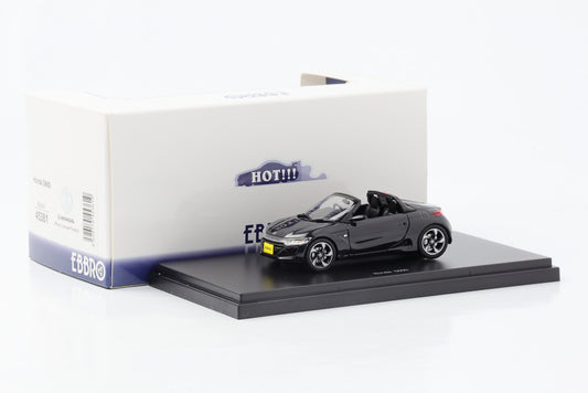 1:43 Honda S660 Sportcoupe 2015 schwarz Dach abnehmbar Ebbro Diecast