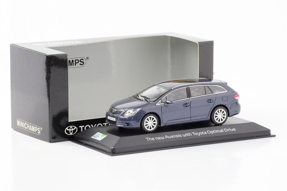 1:43 Toyota Avensis Optimal Dive T27 Kombi blaugrau metallic diecast Minichamps