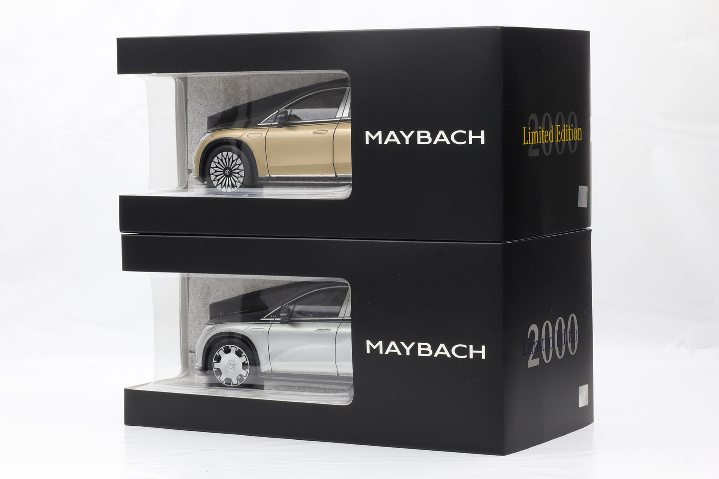 1:18 NZG Mercedes Maybach SET 2 x EQS 680 Z296 SUV 2024 gold / silber DEALER
