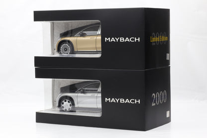 1:18 NZG Mercedes Maybach SET 2 x EQS 680 Z296 SUV 2024 gold / silber DEALER