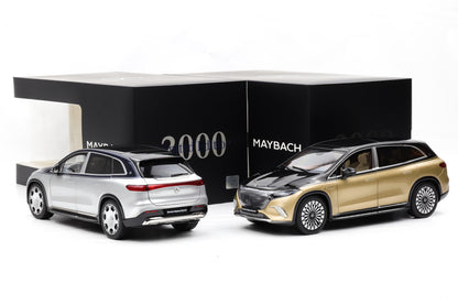 1:18 NZG Mercedes Maybach SET 2 x EQS 680 Z296 SUV 2024 gold / silber DEALER