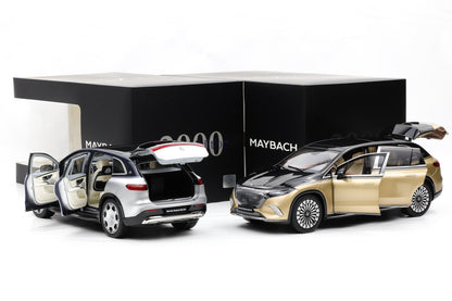 1:18 NZG Mercedes Maybach SET 2 x EQS 680 Z296 SUV 2024 gold / silber DEALER