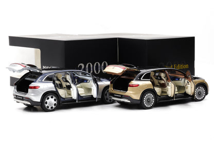 1:18 NZG Mercedes Maybach SET 2 x EQS 680 Z296 SUV 2024 gold / silber DEALER