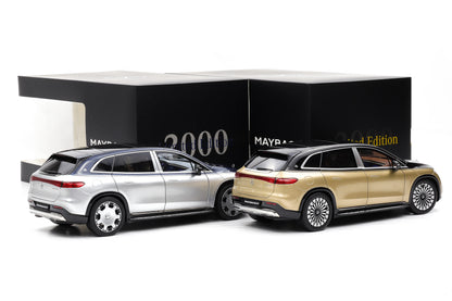 1:18 NZG Mercedes Maybach SET 2 x EQS 680 Z296 SUV 2024 gold / silber DEALER