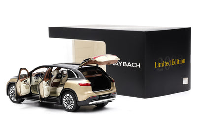 1:18 NZG Mercedes Maybach EQS 680 Z296 SUV black/ Kalahari gold DEALER