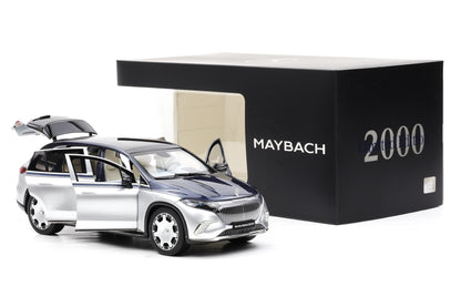 1:18 NZG Mercedes Maybach EQS 680 SUV nautic blue hightech silber Dealer