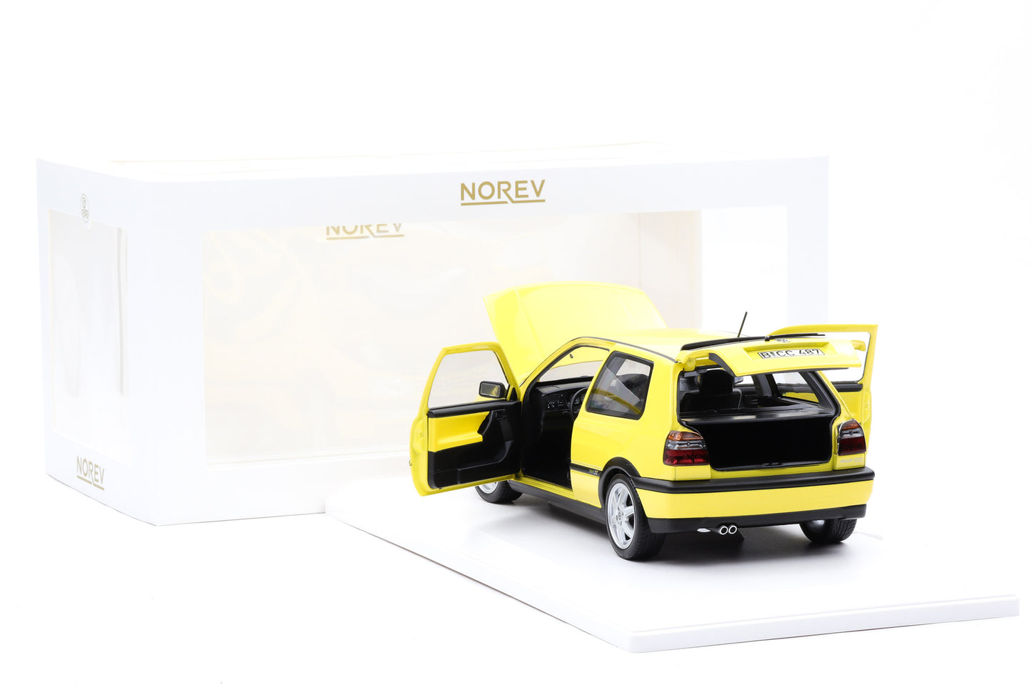 1:18 Norev VW Volkswagen Golf 3 III GTI Color Concept 1994 Yellow