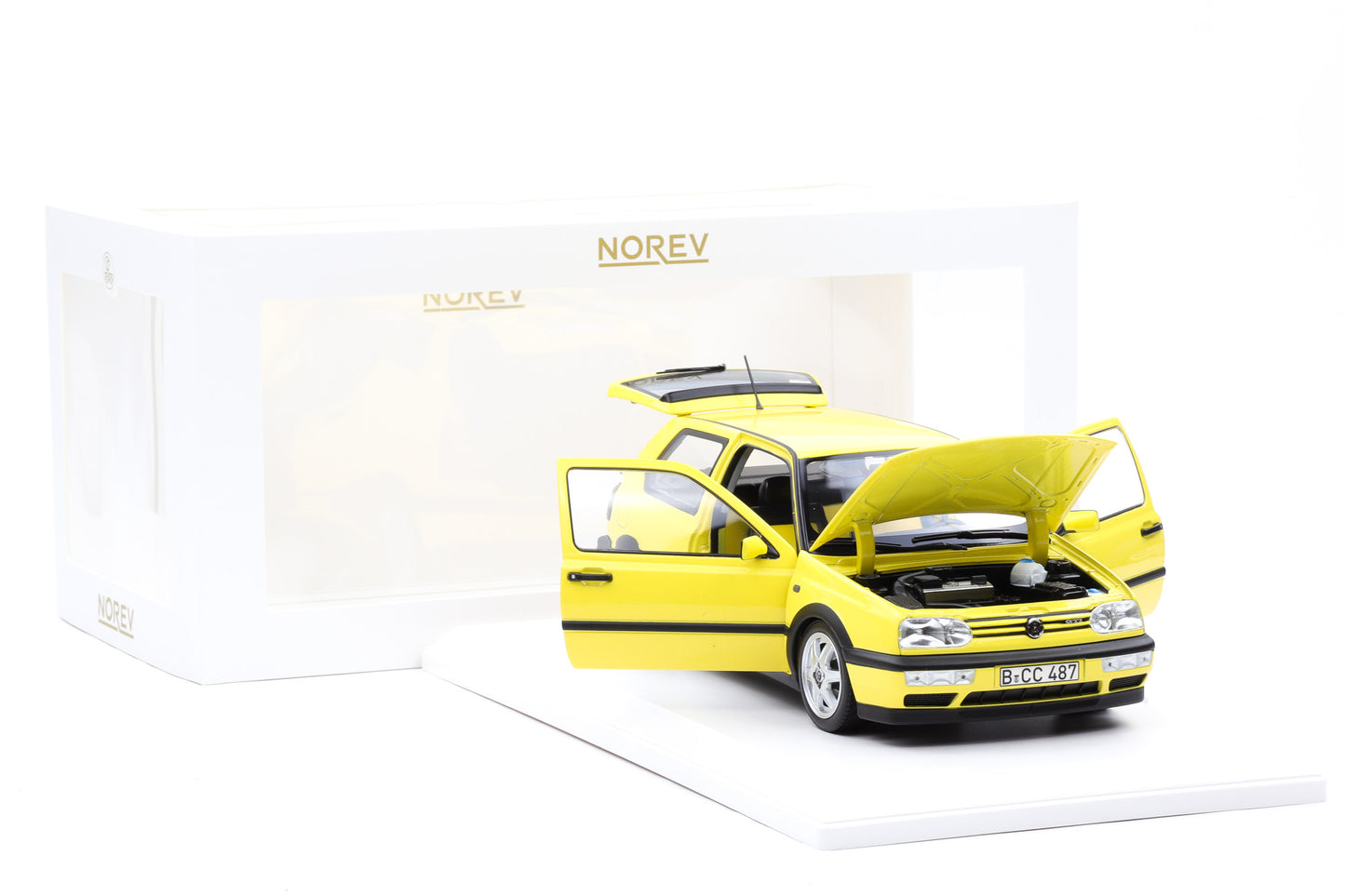 1:18 Norev VW Volkswagen Golf 3 III GTI Color Concept 1994 Yellow