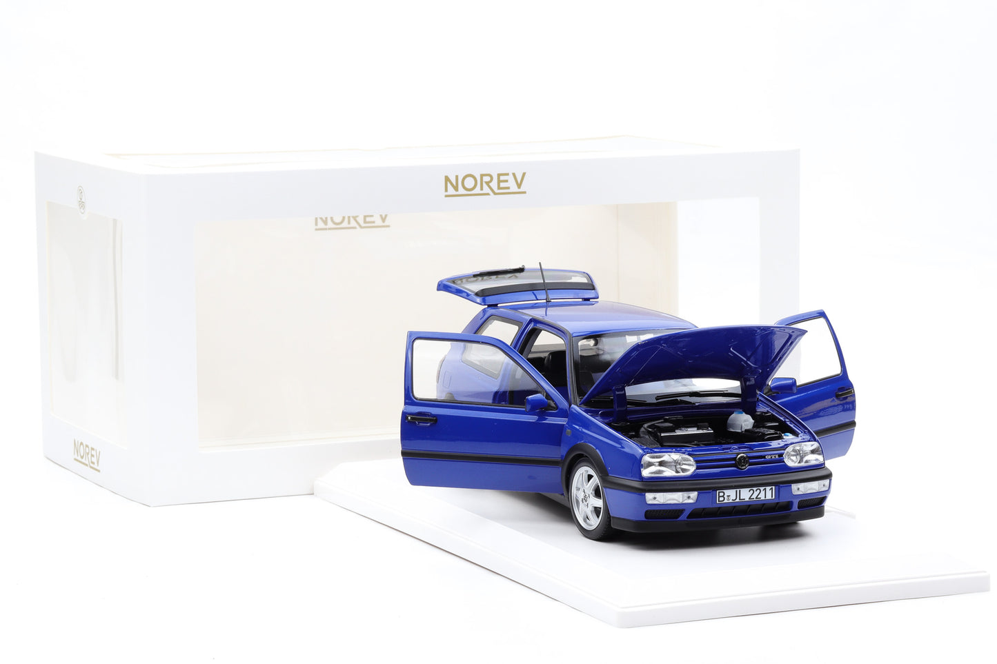 1:18 Norev VW Volkswagen Golf 3 III GTI Color Concept 1994 Jazz Blau