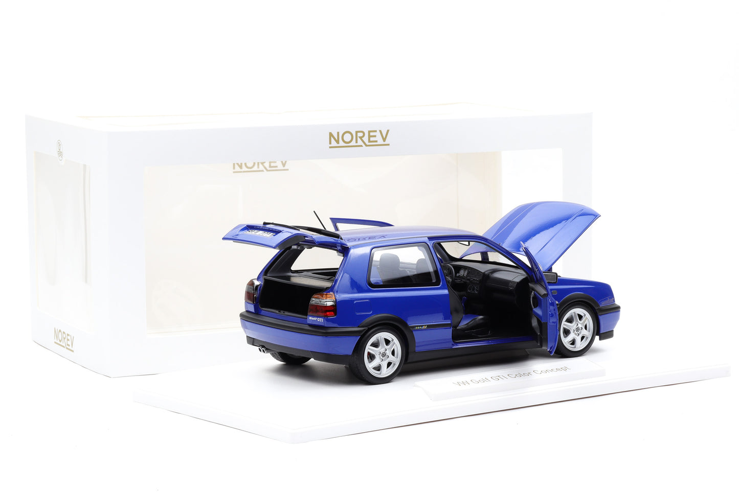 1:18 Norev VW Volkswagen Golf 3 III GTI Color Concept 1994 Jazz Blau