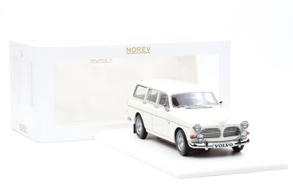 1:18 Norev Volvo Amazon Kombi Break 1968 pearl white + Vitrine 188750