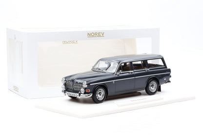 1:18 Norev Volvo Amazon Kombi Break 1968 Graphite grey + Vitrine 188751