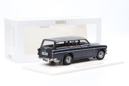 1:18 Norev Volvo Amazon Kombi Break 1968 Graphite grey + Vitrine 188751