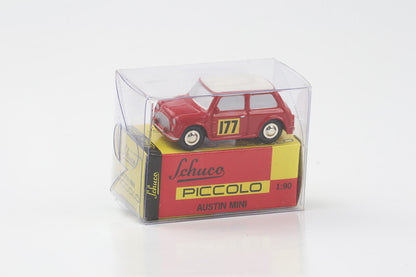 1:90 Austin Mini N. 177 rosso Schuco Piccolo 01331