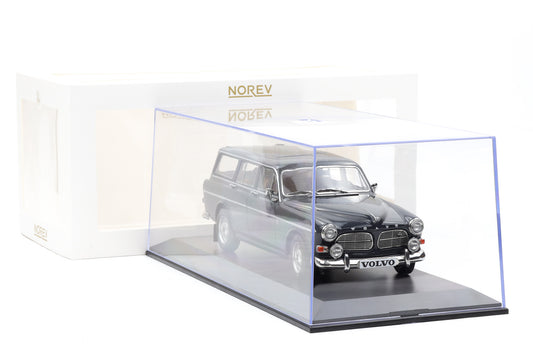 1:18 Norev Volvo Amazon Kombi Break 1968 Graphite grey + Vitrine 188751