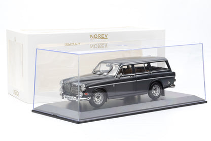 1:18 Norev Volvo Amazon Kombi Break 1968 Graphite grey + Vitrine 188751