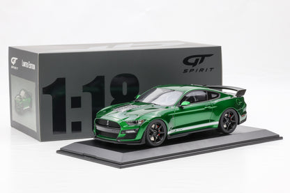 1:18 GT Spirit Shelby Mustang GT 500 Candy Apple Green GT834 + Vitrine