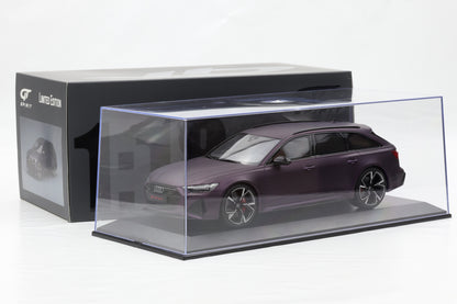 1:18 GT Spirit Audi RS6 C8 Avant 2020 matt purple GT825 + Vitrine