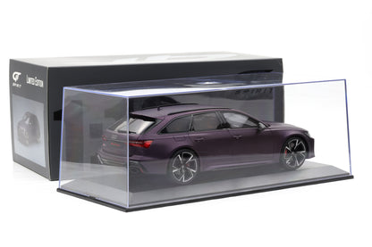 1:18 GT Spirit Audi RS6 C8 Avant 2020 matt purple GT825 + Vitrine