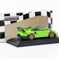 1:43 Porsche 911 GT2 RS 991.2 signal green golden rims Minichamps