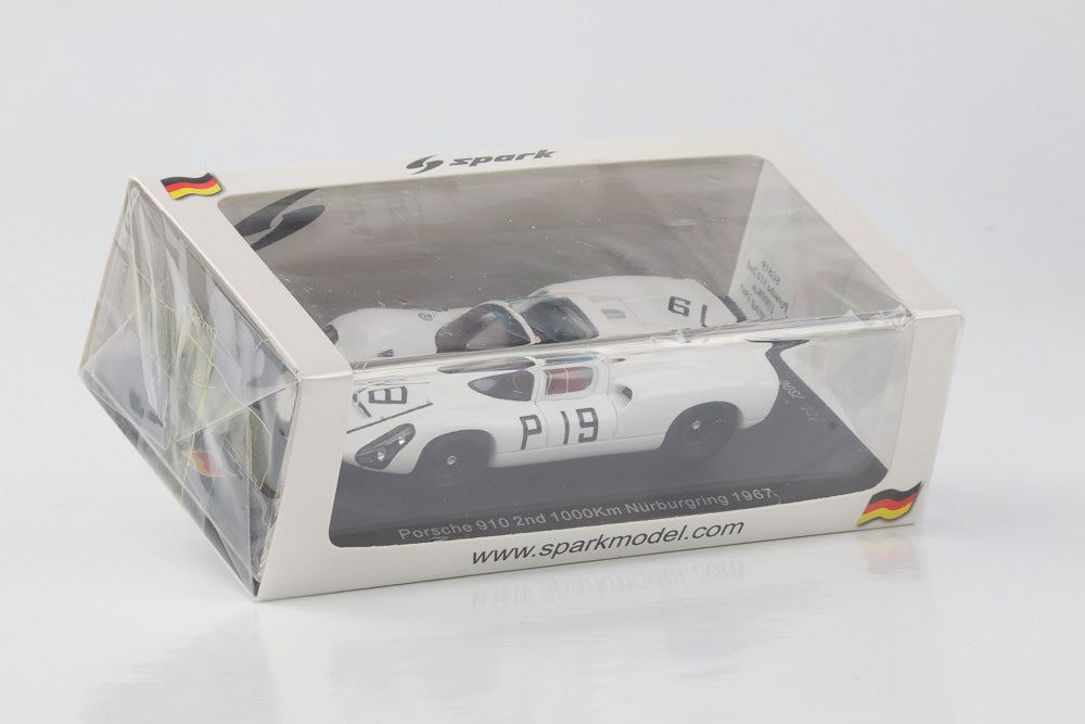 1:43 Porsche 910 1000 km Nürburgring 1967 Hawkins Koch 1:43 Spark SG819
